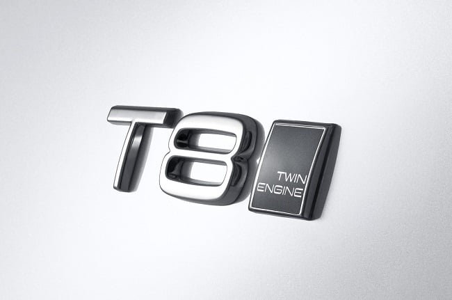 Volvo XC90 T8 badge