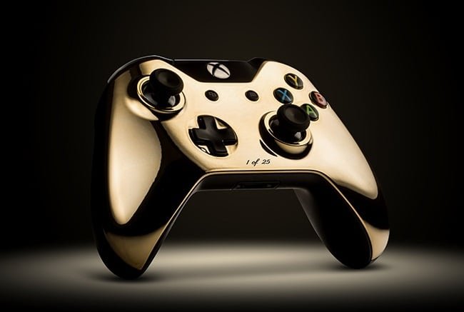 ColorWare 24K Gold DualShock 4 & Xbox One Controllers 4