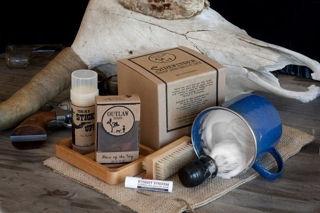 Sidewinder Whiskey Soap and Shave Set