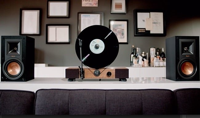 Floating Record Vertical Turntable 9