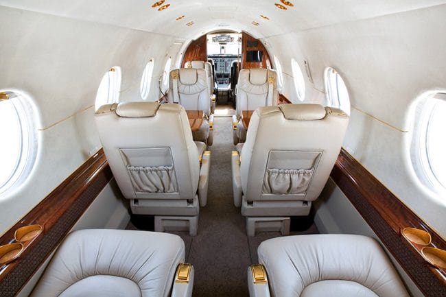 Charter-A Private Jets interior