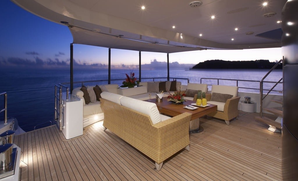Ilona Luxury Yacht Deck