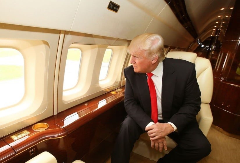 Inside Donald Trumps Jet