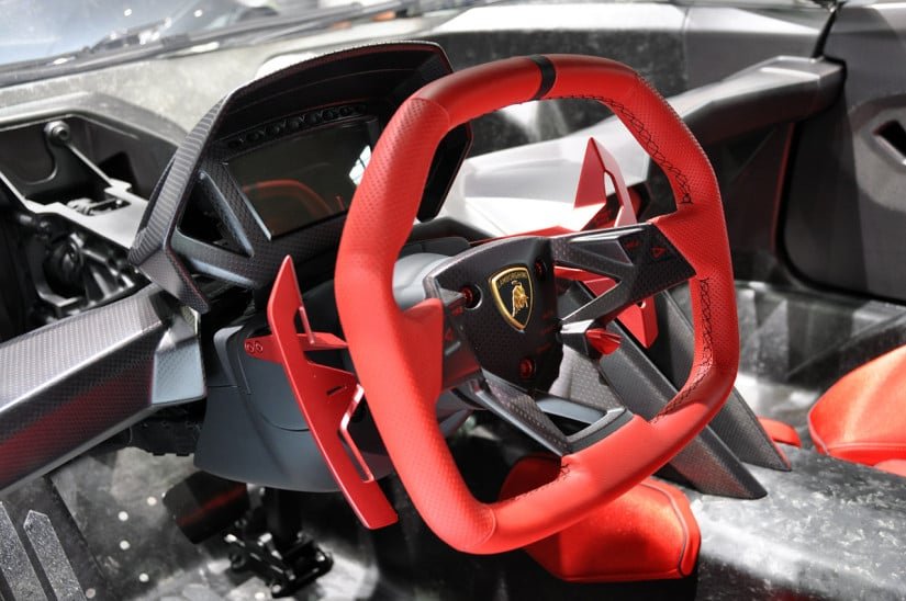 Lamborghini Sesto Elemento Steering Wheel