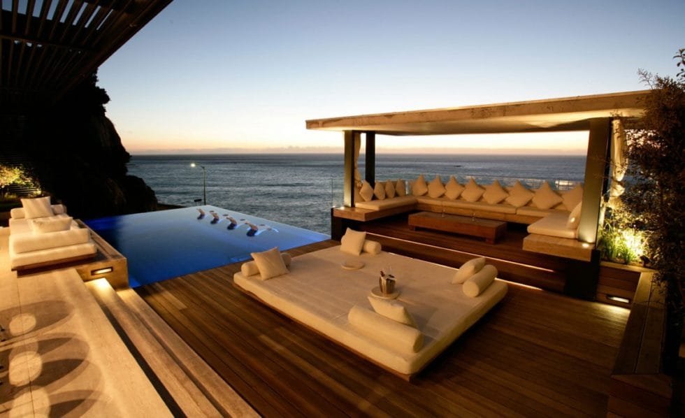 Luxury Rental Villa Outdoor Lounge Area