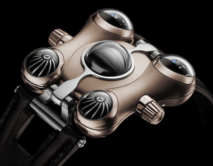 MB&F HM6 Space Pirate Watch in Rose Gold