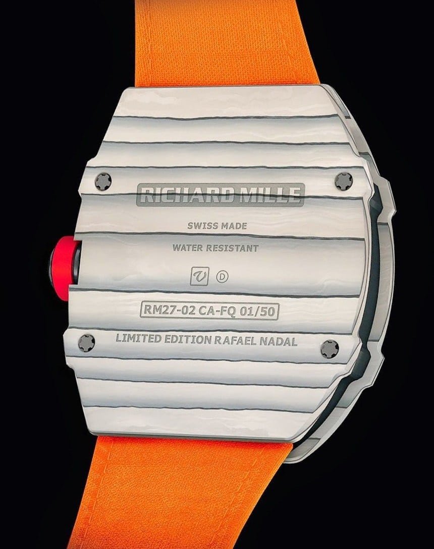 Richard Mille Tourbillon RM 27-02 Watch Back Case