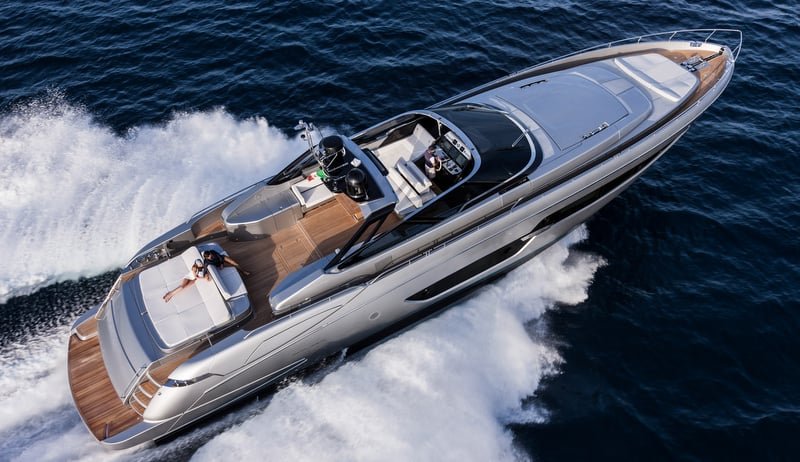 Riva 88’ Florida Yacht Top View