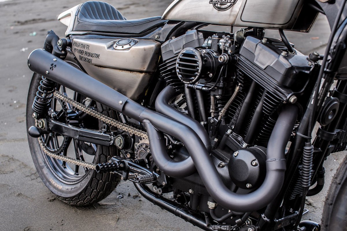 Rusty Slider Harley XR 1200 Silencer
