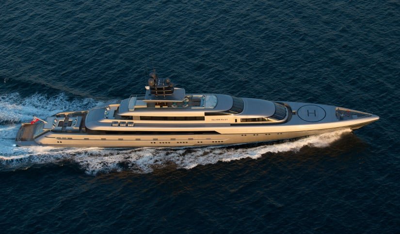 Silver Fast Superyacht by Silveryachts Top View