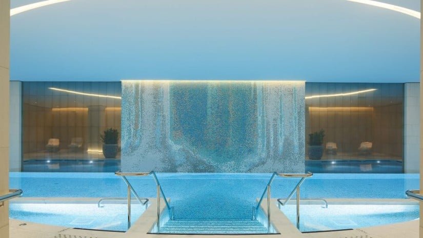 The Peninsula Paris Luxury Hotel Pool Entrance