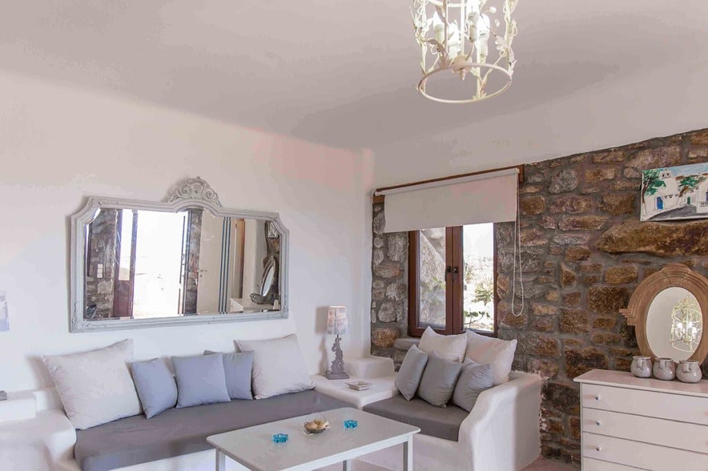 Villa Ali in Mykonos Living Room