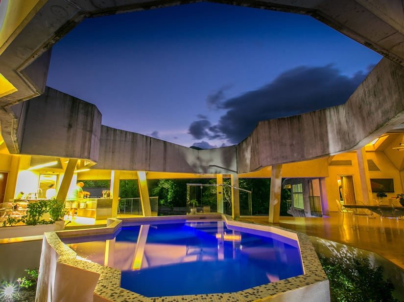 Alkira Tropical Residential Masterpiece Pool Night