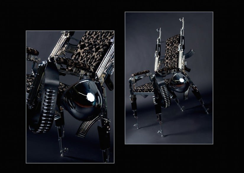 Original AK 47 Designer Chair by Rainer Weber