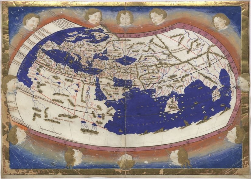 Ptolemy Cosmographia World Map
