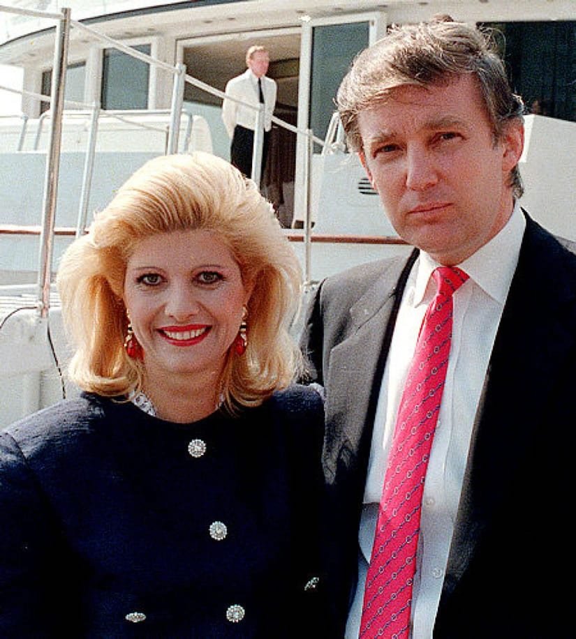 Trump and his first wife Ivana Trump