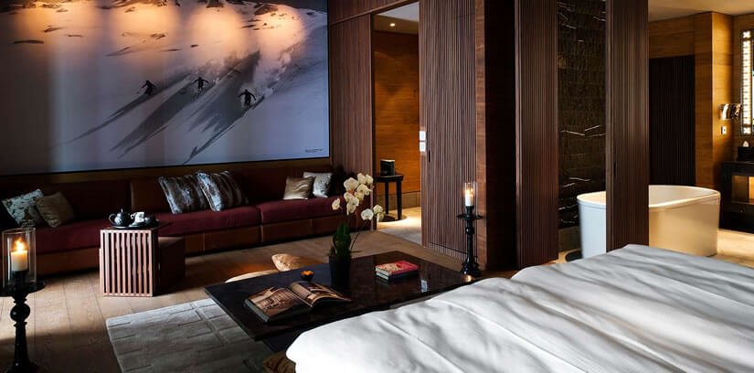 Chedi Andermatt Luxury Alps Hotel Deluxe Room