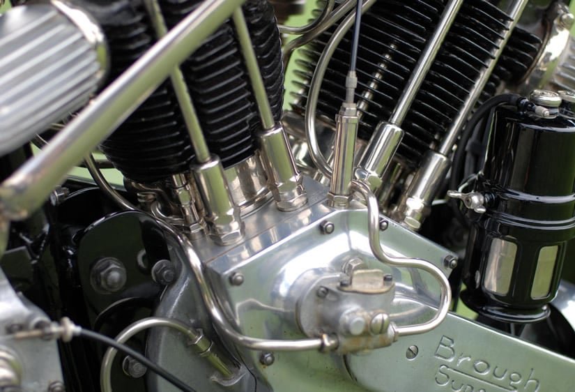 Engine 1926 Brough Superior SS100 Alpine Grand Sports