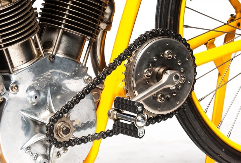 Expensive 1915 Cyclone Motorcycle Pedal