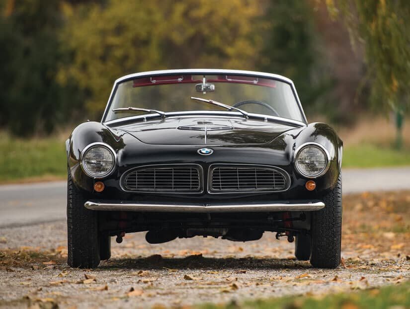Front View, Unique 1959 BMW 507 Roadster Series II