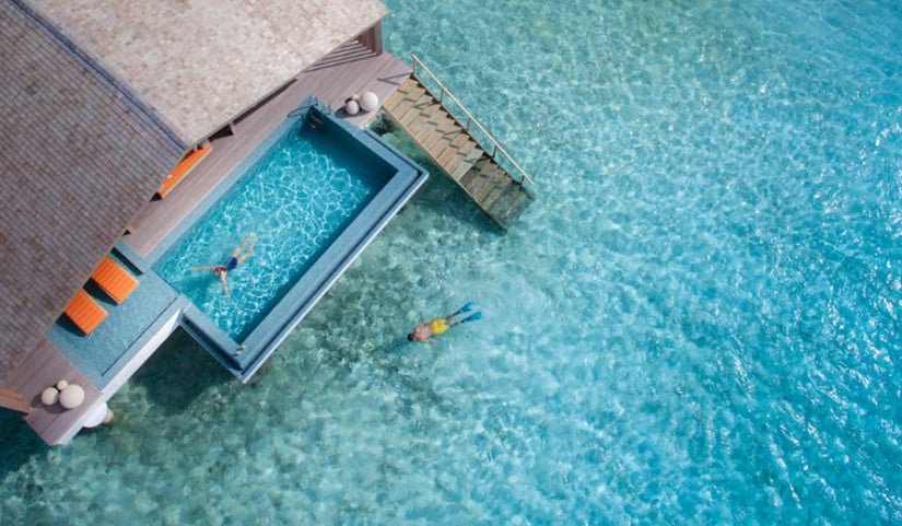 Infinity Pool, Club Med Finolhu, Maldive
