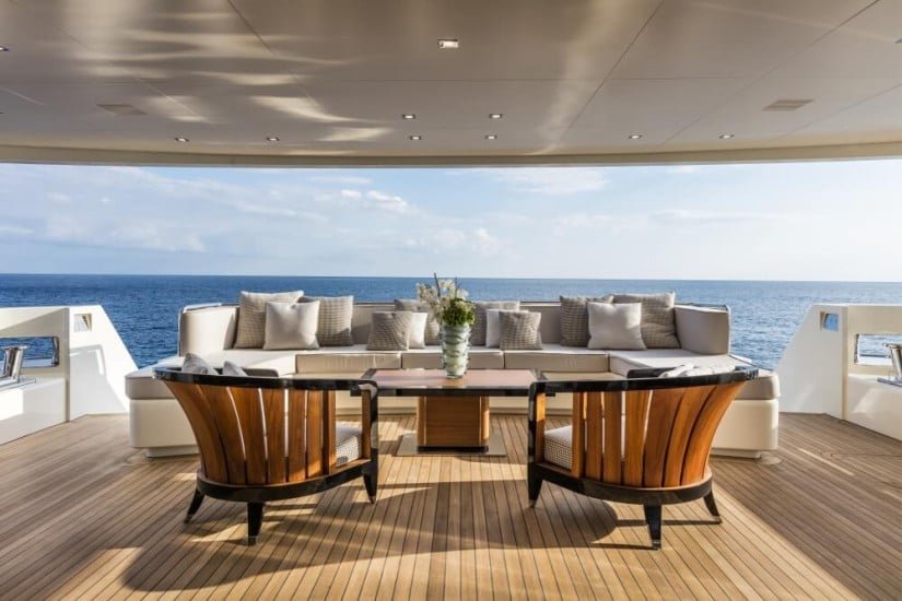 Lounge Area, SF40 Serenity Yacht