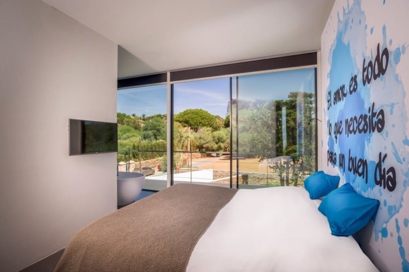 Mediterranean Cool Blue Villa by 123DV, Bedroom