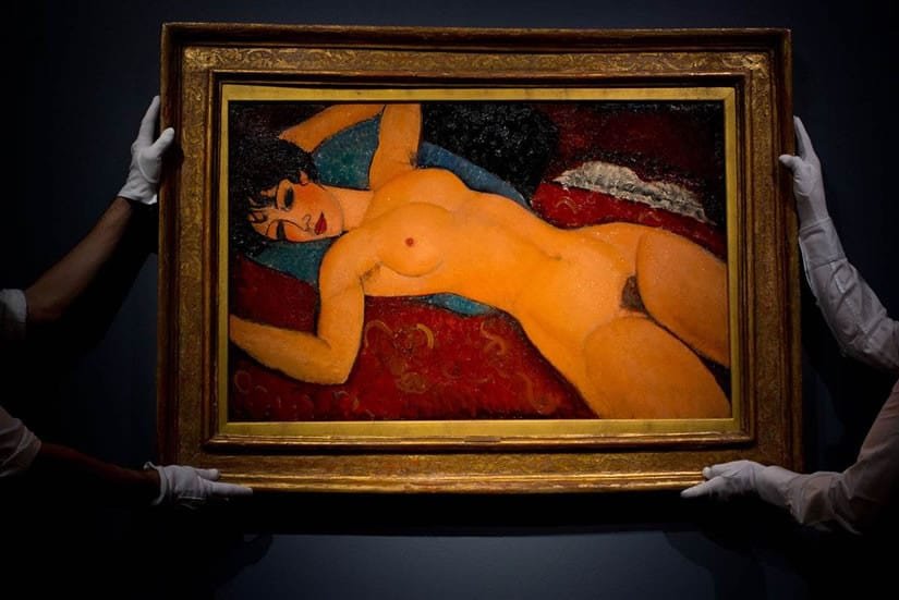 Most Expensive Artwork, Nu Couche by Amedeo Modigliani