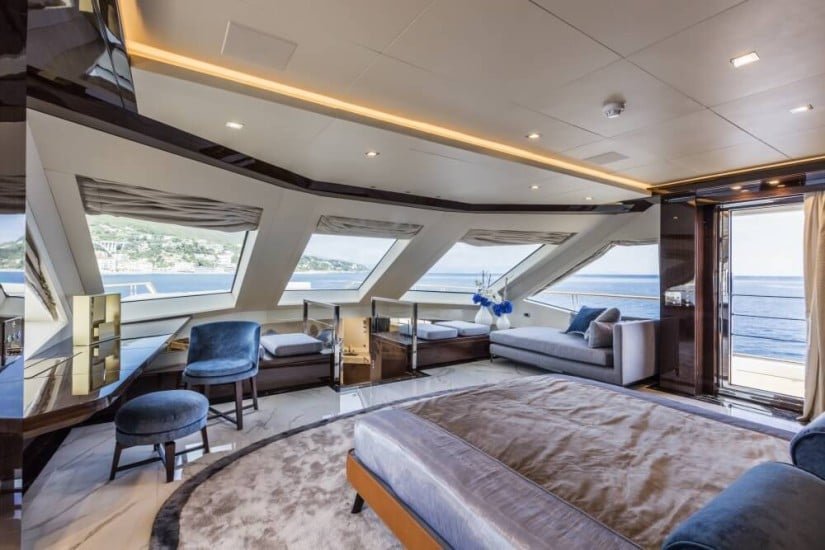 SF40 Serenity Superyacht by Mondomarine, Owners Suite