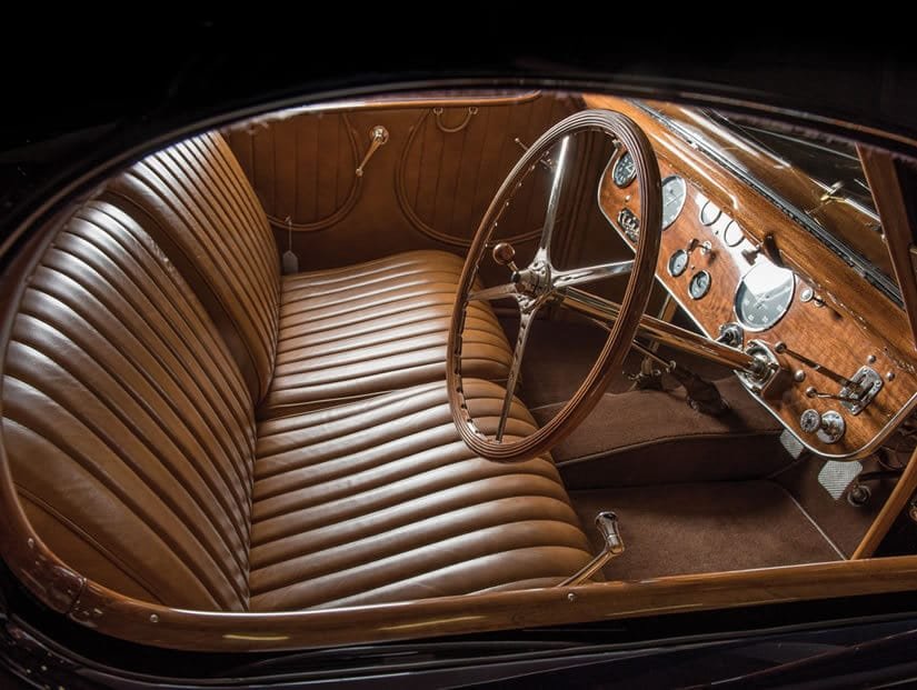 1938 Bugatti Type 57C Atalante, Interior