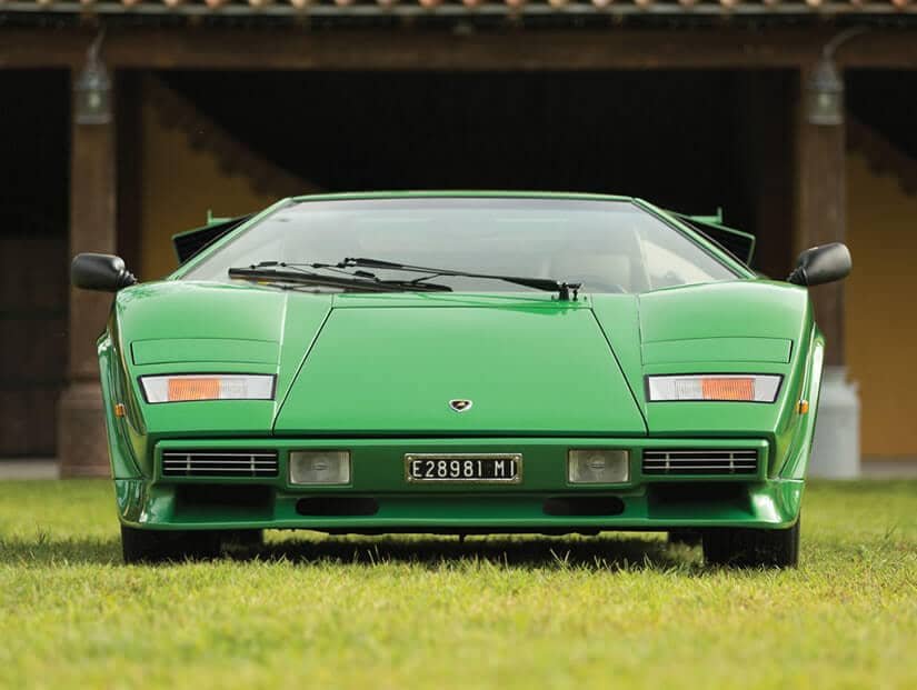 Front View, 1981 Lamborghini Countach LP400 S Series III