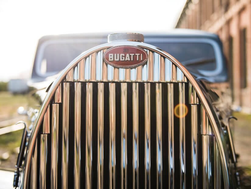 Logo, 1938 Bugatti Type 57C Atalante