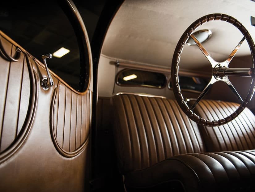 Luxury Interior, 1938 Bugatti Type 57C Atalante