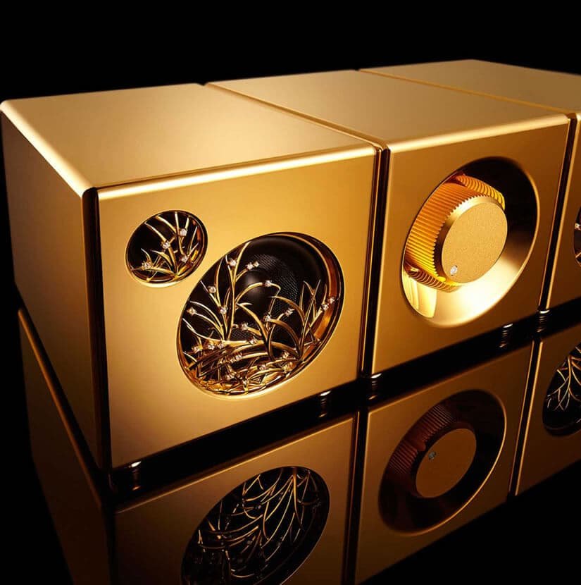 River’sTone Speaker System, Gold and Diamonds