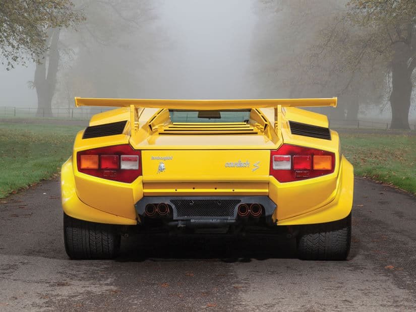 Back View, Lamborghini Countach LP400