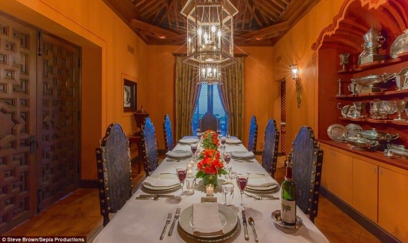 Dining Room, Hacienda de la Paz, Los Angeles