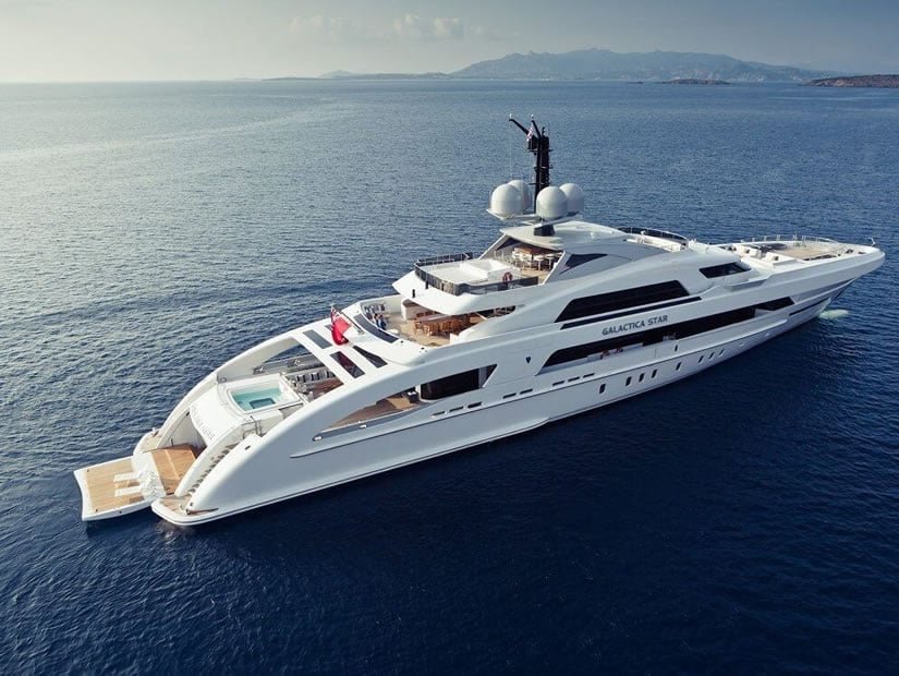 Galactica Star Superyacht Side View