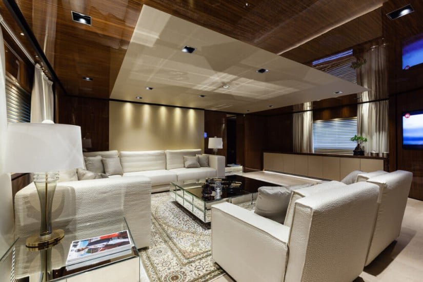 Interior Design, Only One Superyacht by Baglietto