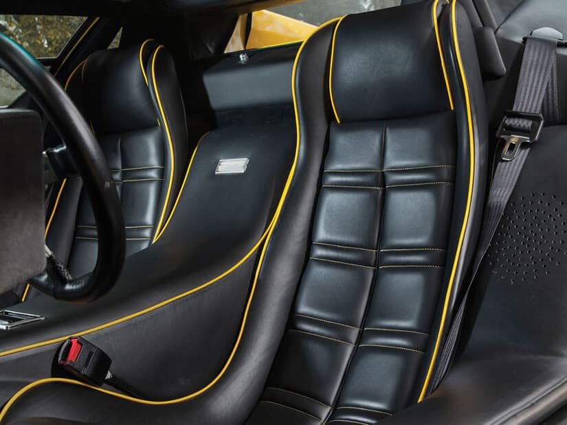 Interior, Lamborghini Countach LP400 S Series III