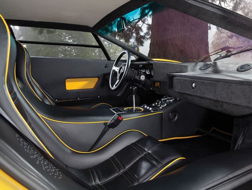 Interior, Lamborghini Countach LP400