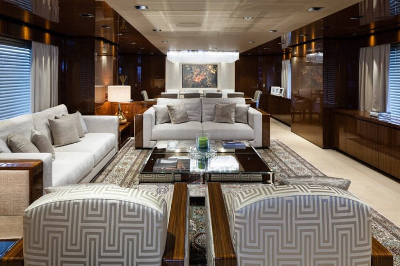 Interior, Only One Superyacht by Baglietto