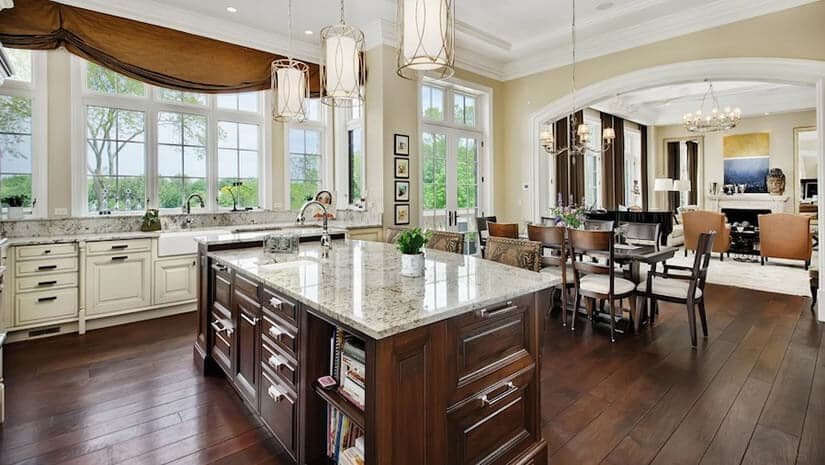 Kitchen, French Provincial Mansion