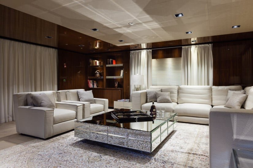Saloon, Only One Superyacht by Baglietto