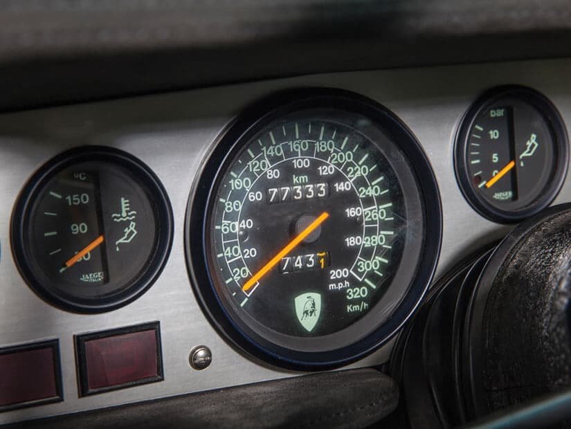 Speedometer, Lamborghini Countach LP400