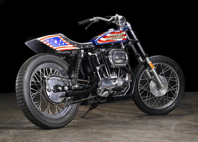 Evil Knievel 1976 Harley-Davidson XL1000 Motorcycle