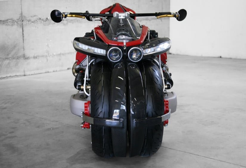 Maserati V8 Engine, Lazareth LM 847 Motorcycle