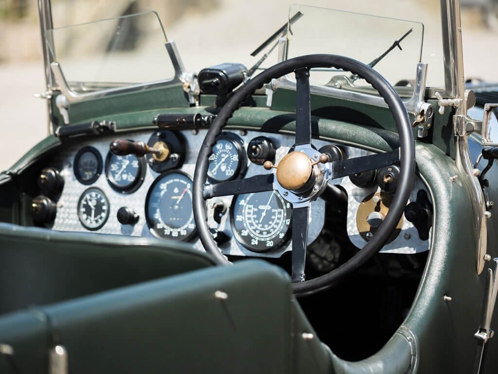 1928 Bentley 4 ½ -Liter Tourer, Steering Wheel
