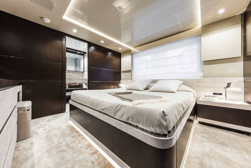 Cabin, Custom Line 108 Luxury Yacht
