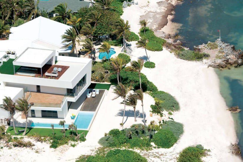 Camden House in the Cayman Islands, Top View
