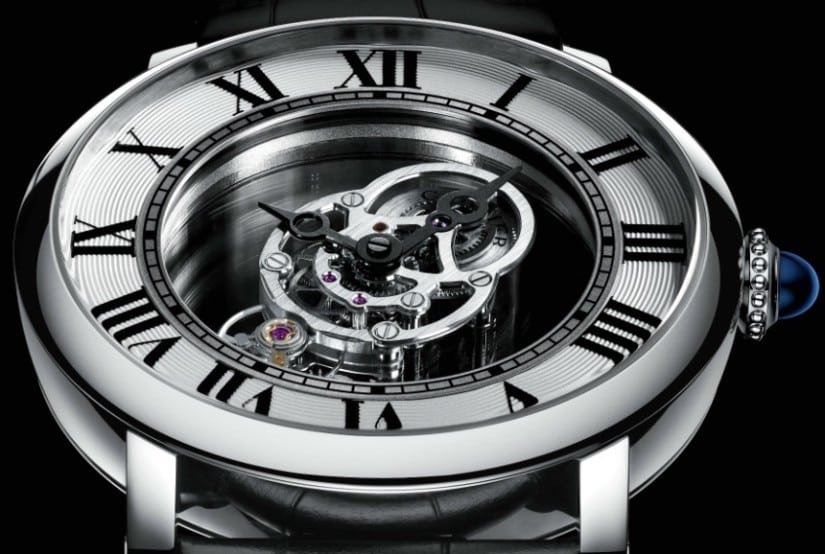 Exquisite Cartier Rotonde de Cartier Astromysterieux Watch